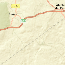 Alcolea del Pinar Street Map