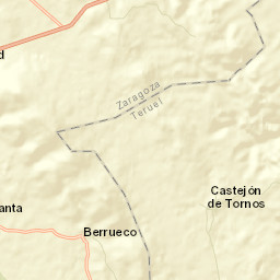 Castejón de Tornos Street Map