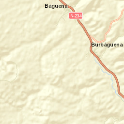 Báguena Street Map