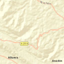 Allueva Street Map