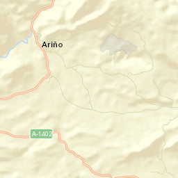Ariño Street Map