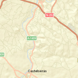Castelserás Street Map