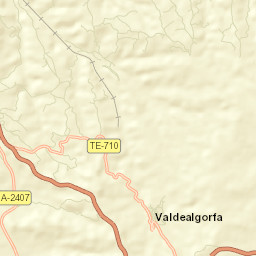 Valdealgorfa Street Map