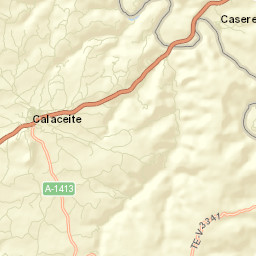Calaceite Street Map