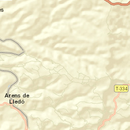 Arenys de Lledó / Arens de Lledó Street Map
