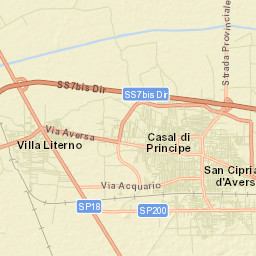 Villa Literno Street Map