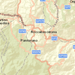 Roccabascerana Street Map