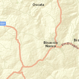 Bisaccia Street Map