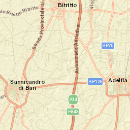 Sannicandro di Bari Street Map