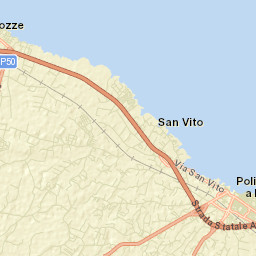 Polignano a Mare Street Map