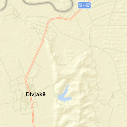 Divjakë Street Map