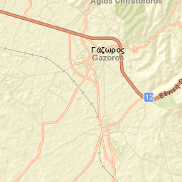 Gázoros Street Map