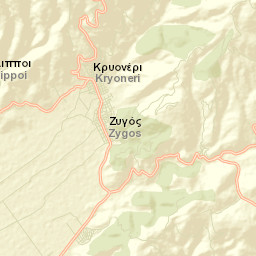 Zygós Street Map