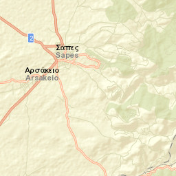 Sápes Street Map