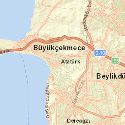 Büyükçekmece Street Map