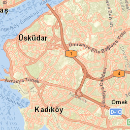 Üsküdar Street Map