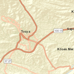 Tosya Street Map