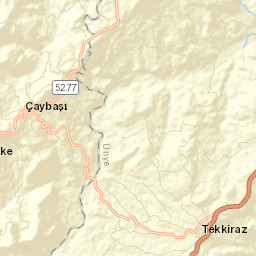 Çaybaşı İlçesi Street Map
