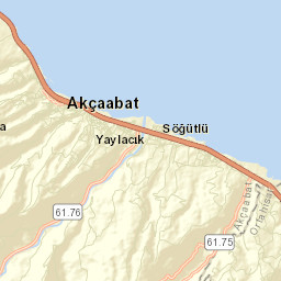 Akçaabat Street Map