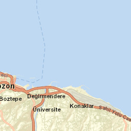 Trabzon Street Map