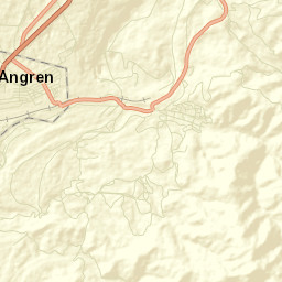 Angren Street Map