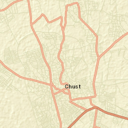 Chust Street Map