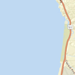 Moonstone California Street Map