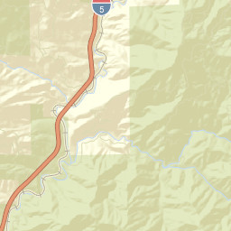 Pollard Flat California Street Map