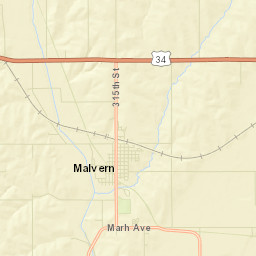 Malvern Street Map