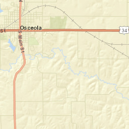 Osceola Street Map