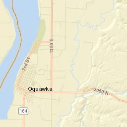 Oquawka Street Map