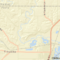 Chillicothe Street Map