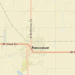 Rensselaer Street Map