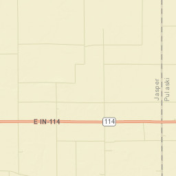 2927-2953 IN-114 Rensselaer IN Street Map