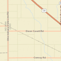 Dixon Ohio Street Map