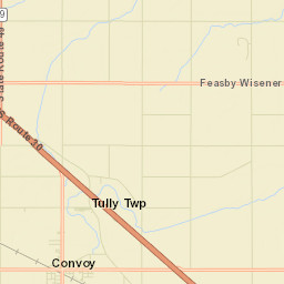 Convoy Ohio Street Map