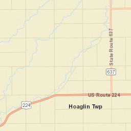 Hoaglin Ohio Street Map