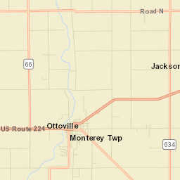 Ottoville Ohio Street Map