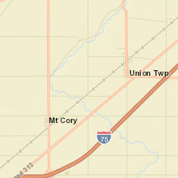 Rawson Ohio Street Map