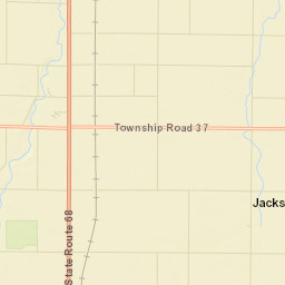 Houcktown Ohio Street Map