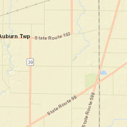 Waynesburg Ohio Street Map