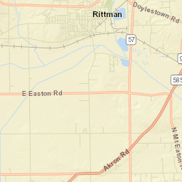 8401-8999 Rittman Avenue, Sterling, OH Street Map