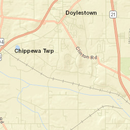 Doylestown Ohio Street Map