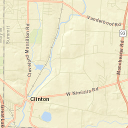 Warwick Ohio Street Map