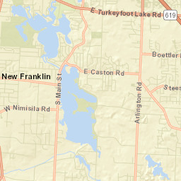 Green Ohio Street Map