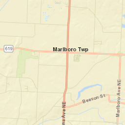 Marlboro Ohio Street Map