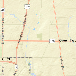 Greenford Ohio Street Map