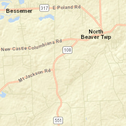 Bessemer Street Map
