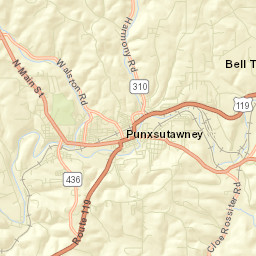 Punxsutawney Street Map
