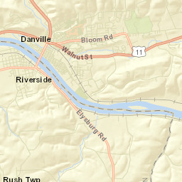 Danville Street Map